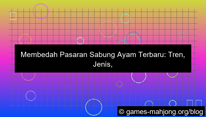 pasaran sabung ayam terbaru