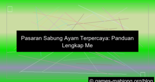 pasaran sabung ayam terpercaya