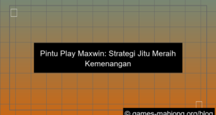 pintu play maxwin