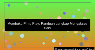 grafik pintu play server jepang