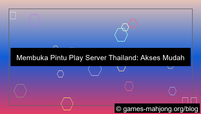 pintu play server thailand