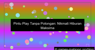 pintu play tanpa potongan