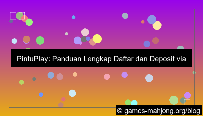 pintuplay daftar deposit bank lokal