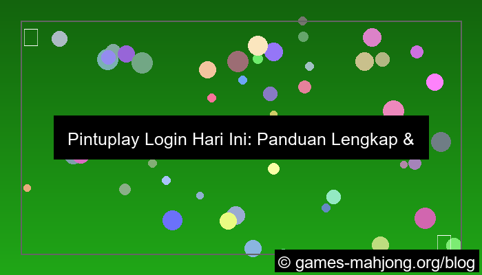 gambar pintuplay login hari ini