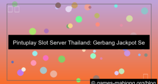 pintuplay slot server thailand