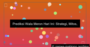 grafik prediksi wala meron hari ini