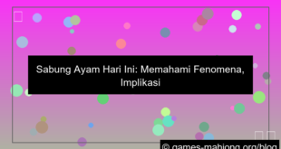 desain sabung ayam hari ini