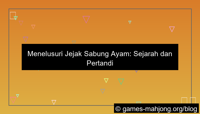 grafik sabung ayam histori pertandingan
