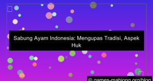 grafik sabung ayam indonesia