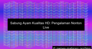 sabung ayam kualitas hd