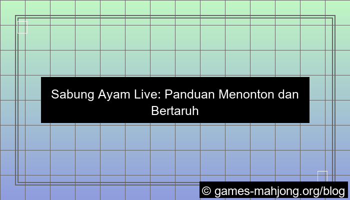 sabung ayam live
