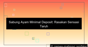 grafik sabung ayam minimal deposit