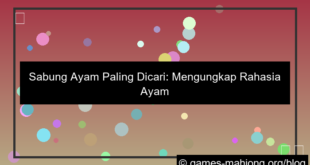 desain sabung ayam paling dicari