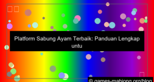 sabung ayam platform terbaik