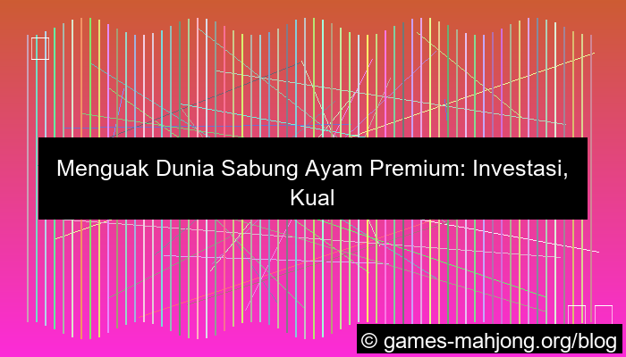 visual sabung ayam premium