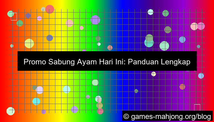 sabung ayam promo hari ini