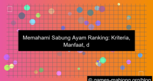 grafik sabung ayam ranking