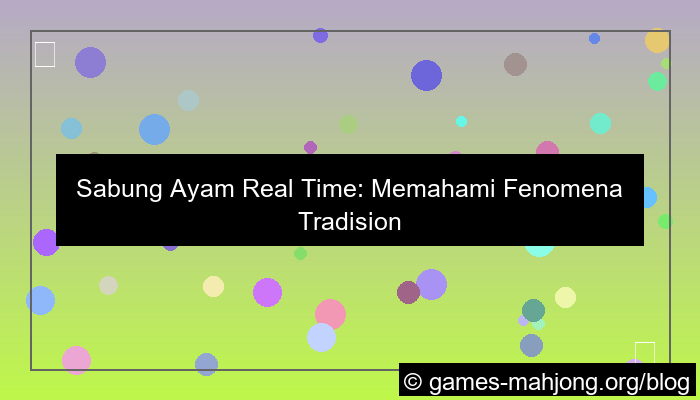 sabung ayam real time
