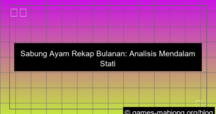 sabung ayam rekap bulanan