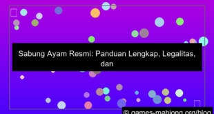 sabung ayam resmi