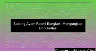 ilustrasi sabung ayam resmi bangkok