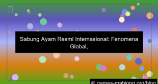 sabung ayam resmi internasional