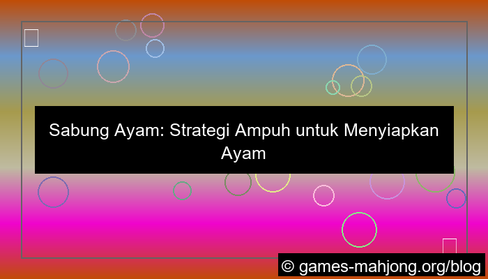 gambar sabung ayam strategi ampuh