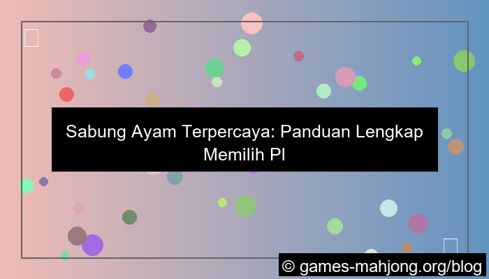 sabung ayam terpercaya