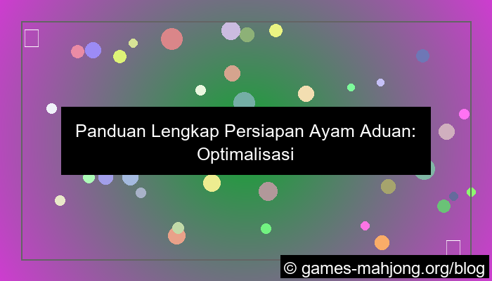 sabung ayam tutorial
