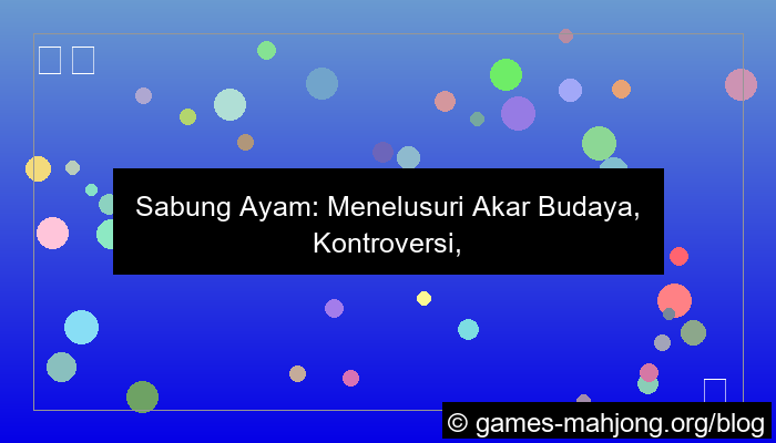 ilustrasi sabung ayam