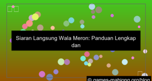 visual siaran langsung wala meron