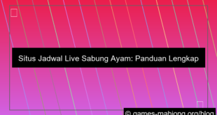 desain situs jadwal live sabung ayam