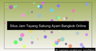 situs jam tayang sabung ayam bangkok