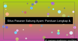 ilustrasi situs pasaran sabung ayam