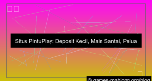 situs pintuplay minimal deposit kecil