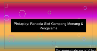 gambar situs pintuplay slot gampang menang