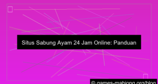 desain situs sabung ayam 24 jam