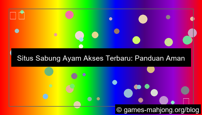 visual situs sabung ayam akses terbaru