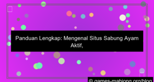 desain situs sabung ayam aktif