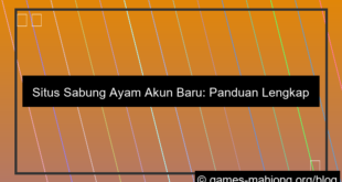 situs sabung ayam akun baru