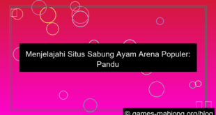 gambar situs sabung ayam arena populer