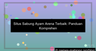 situs sabung ayam arena terbaik
