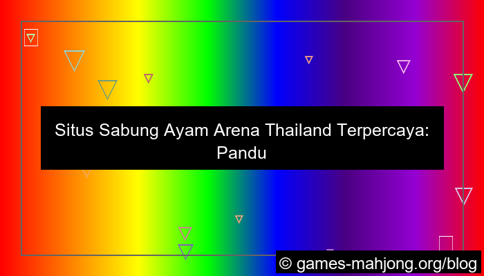 grafik situs sabung ayam arena thailand