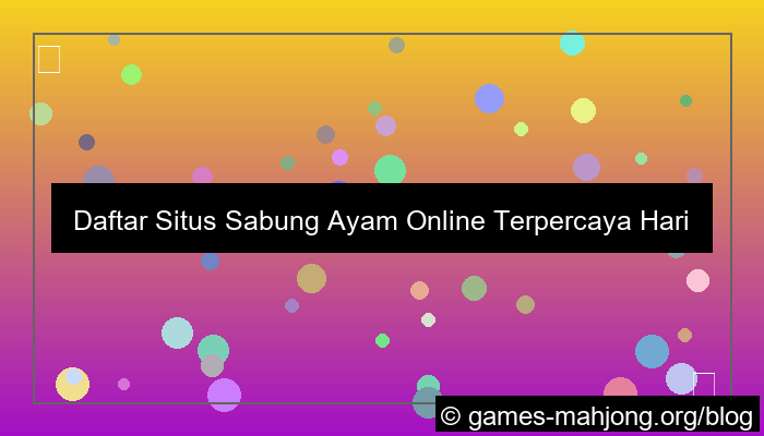 gambar situs sabung ayam daftar hari ini
