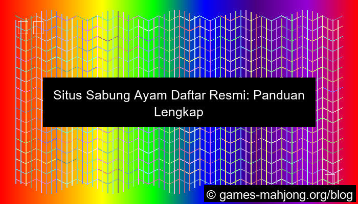 grafik situs sabung ayam daftar resmi