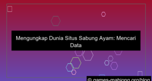 situs sabung ayam data lengkap