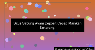 situs sabung ayam deposit cepat