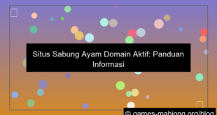 visual situs sabung ayam domain aktif