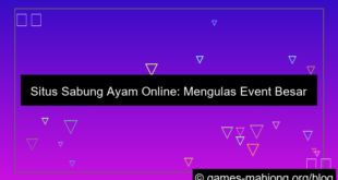 desain situs sabung ayam event besar