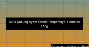 situs sabung ayam ewallet